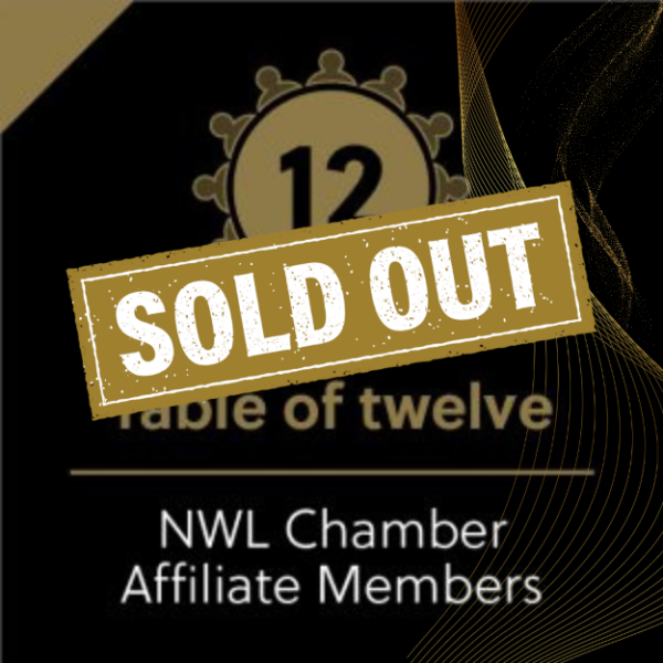 Table of twelve (NWL Chamber Affiliate Members)